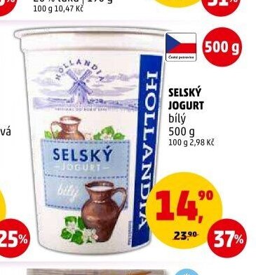 Selský jogurt bílý Hollandia