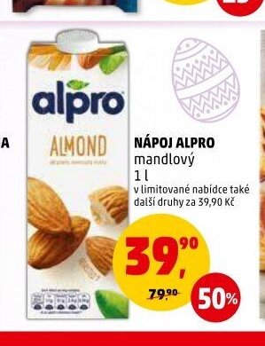 Nápoj Alpro mandlový