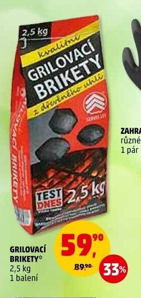 GRILOVACÍ BRIKETY 2,5 kg