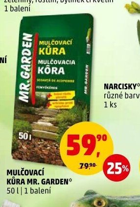 MULČOVACÍ KŮRA MR. GARDEN 50 l