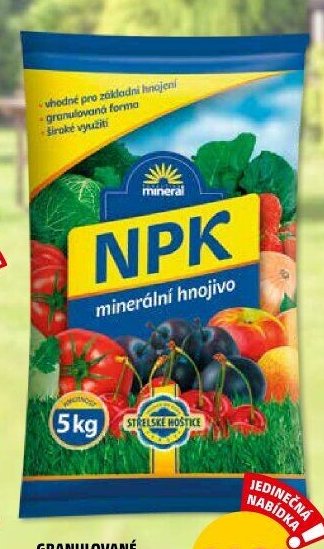 GRANULOVANÉ HNOJIVO NPK