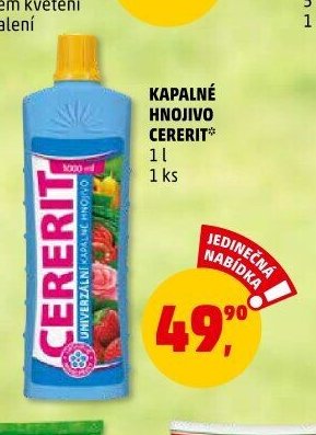 KAPALNÉ HNOJIVO CERERIT