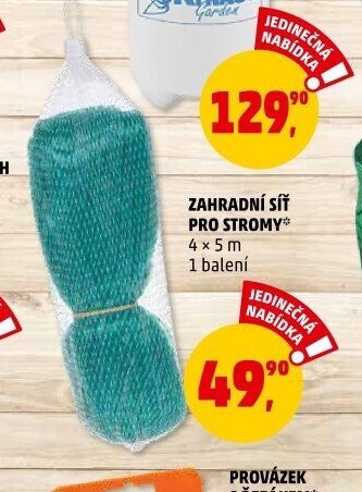 Zahradní síť pro stromy