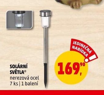 SOLÁRNÍ SVĚTLA*