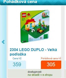 2304 LEGO DUPLO - Velká podložka