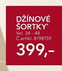 Džínové šortky