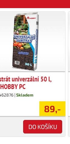 Substrát univerzální 50 l, UNI HOBBY PC - UNI HOBBY akcniletaky.com