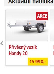 Přívěsný vozík Handy 20 - UNI HOBBY akcniletaky.com