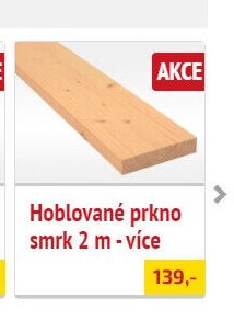 Hoblované prkno smrk 2 m - více - UNI HOBBY akcniletaky.com