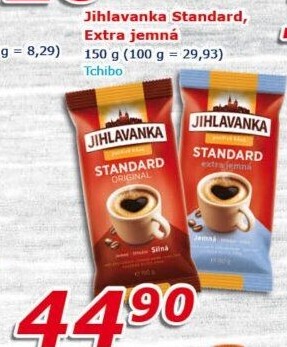 Mletá káva Standard Jihlavanka