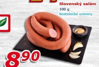Salám slovenský točený Kostelecké uzeniny