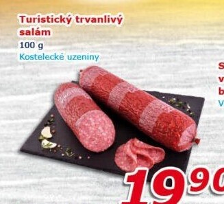 Salám turistický Kostelecké uzeniny