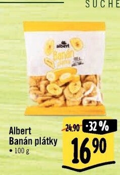 Banán sušený Albert