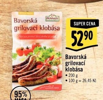 Bavorská grilovací klobása Ponnath