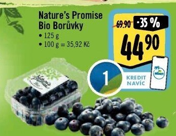 Borůvky bio Nature'