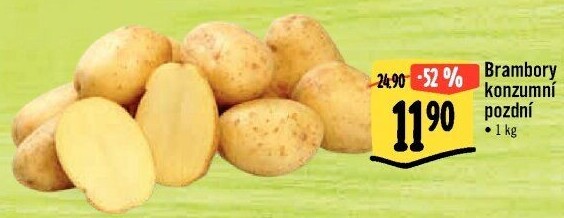 Brambory konzumní pozdní