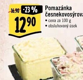 Česneková pomazánka se sýrem