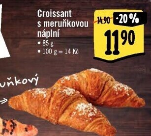 Croissant s náplní