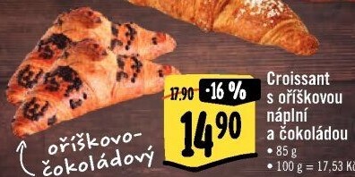 Croissant s náplní