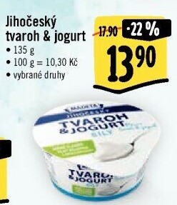 Dezert tvaroh s jogurtem jihočeský Madeta