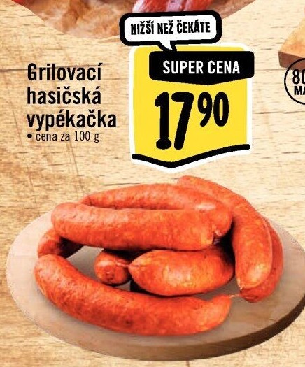 Klobása hasičská vypékačka