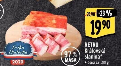 Královská slanina Albert Retro