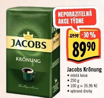 Mletá káva Jacobs Krönung