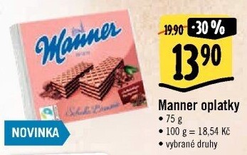 Oplatky Manner