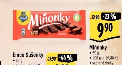 Oplatky Miňonky Opavia