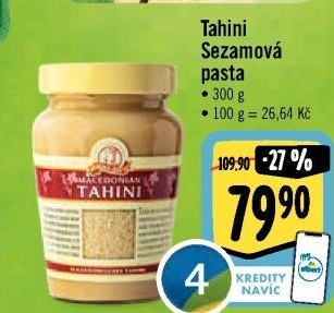 Sezamová pasta Tahini Macedonian