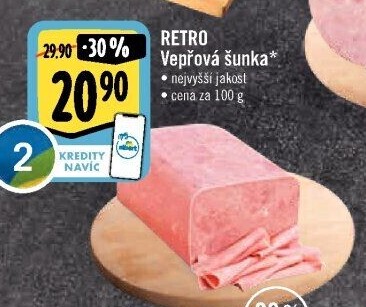 Šunka vepřová nejvyšší jakosti Albert Retro