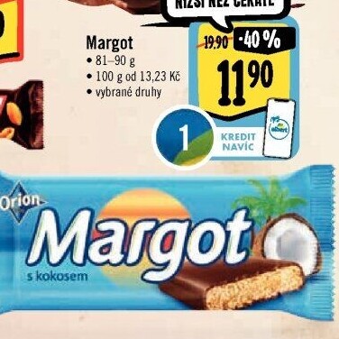 Tyčinka Margot Orion