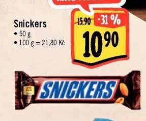 Tyčinka Snickers