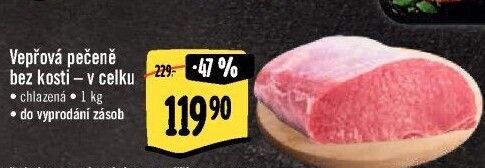 Vepřová pečeně bez kosti