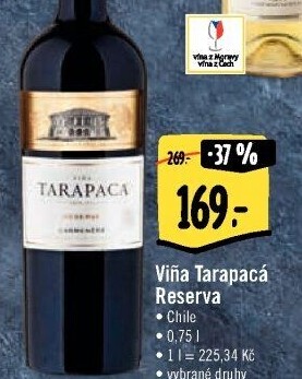 Vína Reserva Viňa Tarapaca