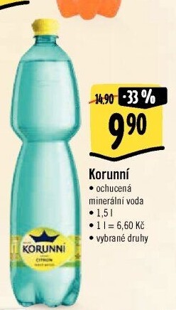 Voda ochucená Korunní