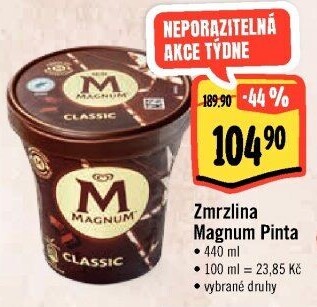 Zmrzlina v kelímku Magnum Algida