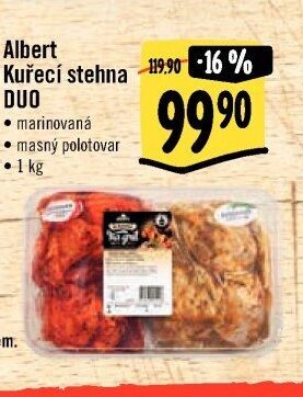Albert Kuřecí stehna DUO