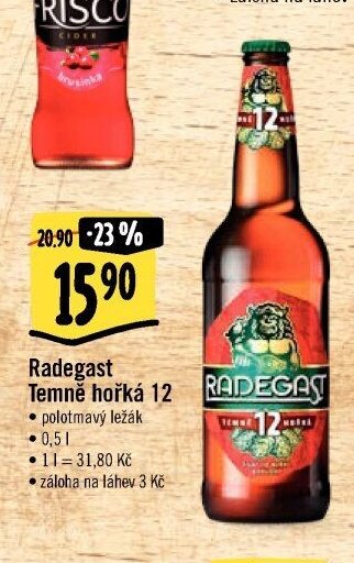 Radegast Temně hořká 12