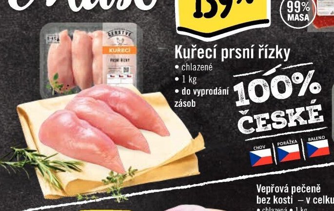 Kuřecí prsní řízky