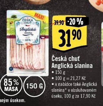 Česká chuť Anglická slanina