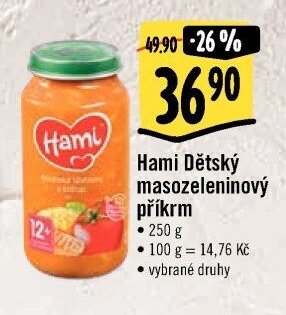 Hami Dětský masozeleninový příkrm