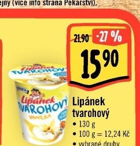 Dezert Lipánek tvarohový Madeta