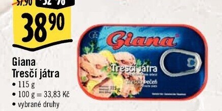 Játra tresčí Giana