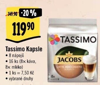 Kapsle Tassimo Jacobs