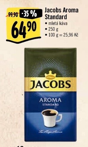 Mletá káva Jacobs Aroma Standard
