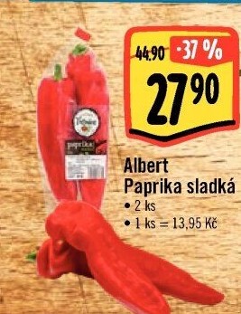 Paprika červená Albert