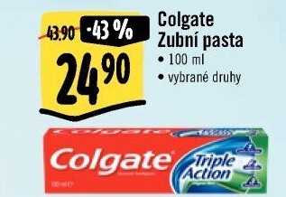 Pasty na zuby Colgate