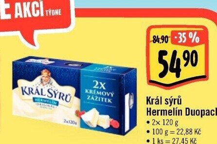 Sýr Hermelín Král sýrů