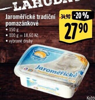 Tradiční pomazánkové Jaroměřické